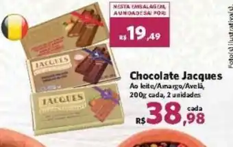 Sam's Club Chocolate Jacques Ao leite/Amargo/Avelã, 200g cada, 2 unidades oferta