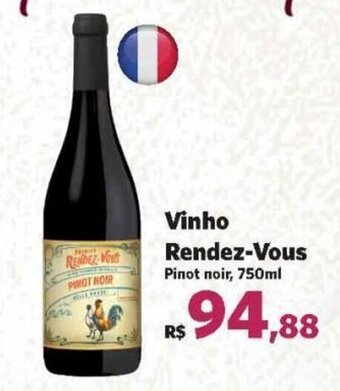 Vinho Rendez-Vous Pinot noir, 750ml