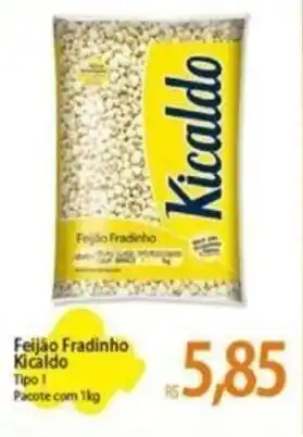 Atacadão Feijão Fradinho Kicaldo Tipo 1 Pacote com 1kg oferta