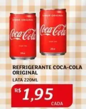 Assaí Atacadista REFRIGERANTE COCA-COLA ORIGINAL LATA 220ML oferta