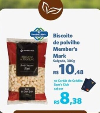 Sam's Club Biscoito de polvilho Member's Mark Salgado, 300g oferta