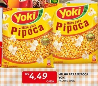 Assaí Atacadista MILHO PARA PIPOCA YOKI PACOTE 500G oferta