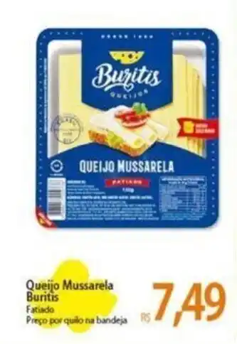 Atacadão Queijo Mussarela Buritis oferta