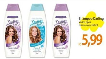 Shampoo Darling Vários tipos Frasco com 350ml