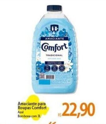 Atacadão Amaciante para Roupas Comfort Azul Bombona com 3L oferta