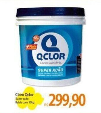 Atacadão Cloro Qclor Superação Balde com 10kg oferta