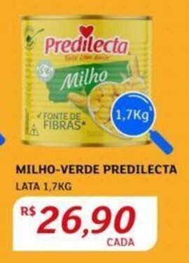 Assaí Atacadista MILHO-VERDE PREDILECTA LATA 1,7KG oferta
