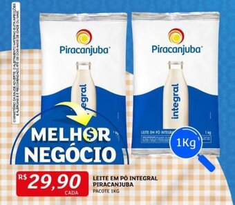 Assaí Atacadista LEITE EM PÓ INTEGRAL PIRACANJUBA PACOTE 1KG oferta