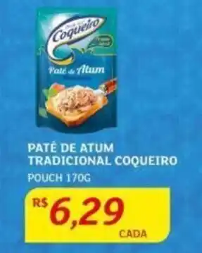 Assaí Atacadista PATÉ DE ATUM TRADICIONAL COQUEIRO POUCH 170G oferta