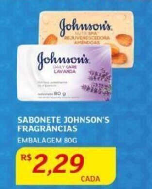 Assaí Atacadista SABONETE JOHNSON'S FRAGRÂNCIAS EMBALAGEM 80G oferta