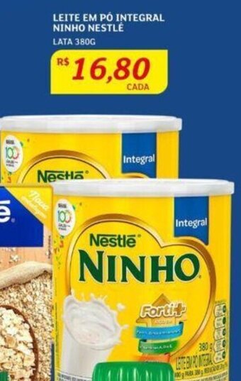 Assaí Atacadista LEITE EM PÓ INTEGRAL NINHO NESTLÉ LATA 380G oferta
