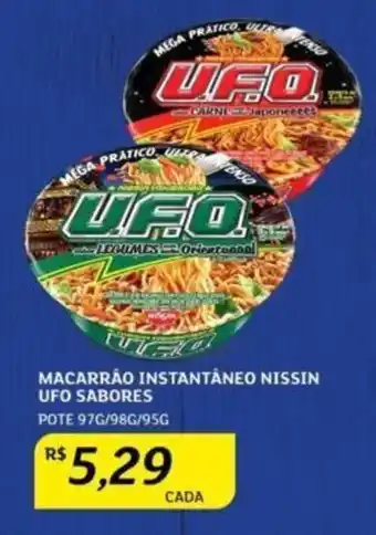 MACARRÃO INSTANTANEO NISSIN UFO SABORES POTE 97G/98G/95G