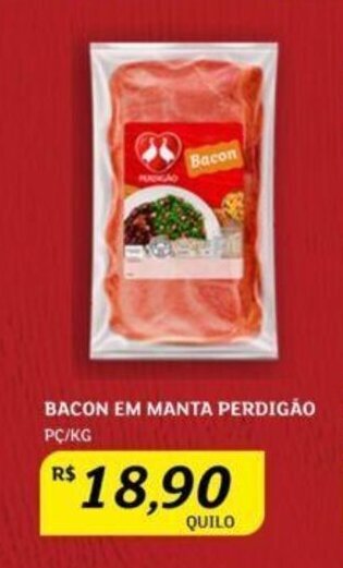 Assaí Atacadista BACON EM MANTA PERDIGÃO PC/KG oferta