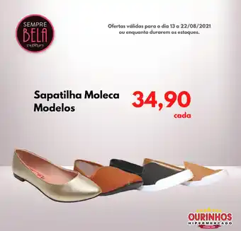 Sapatilha Moleca Modelos