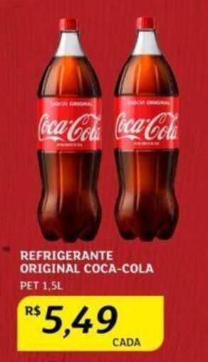 Assaí Atacadista REFRIGERANTE ORIGINAL COCA-COLA PET 1,5L oferta