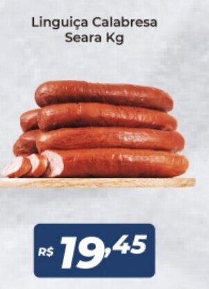 Atakarejo Linguica Calabresa Seara 1kg oferta