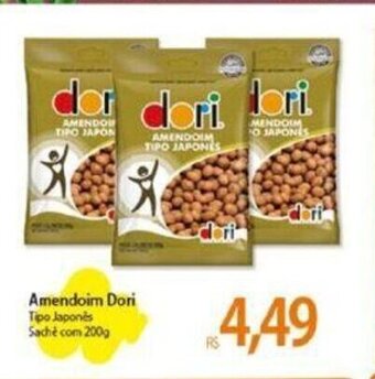 Atacadão Amendoim Dori Tipo Japones Saché com 200g oferta