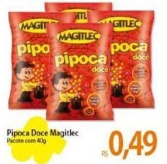 Atacadão Pipoca Doce Magitlec Pacote com 40g oferta