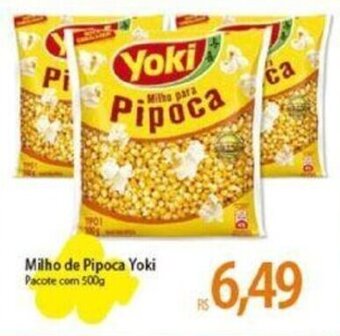 Atacadão Milho de Pipoca Yoki Pacote com 500g oferta