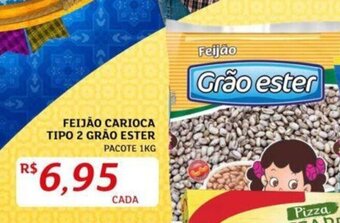 Assaí Atacadista FEIJÃO CARIOCA TIPO 2 GRÃO ESTER PACOTE 1KG oferta