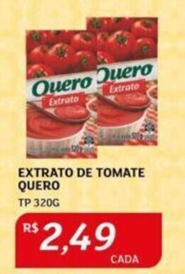 Assaí Atacadista EXTRATO DE TOMATE QUERO TP 320G oferta