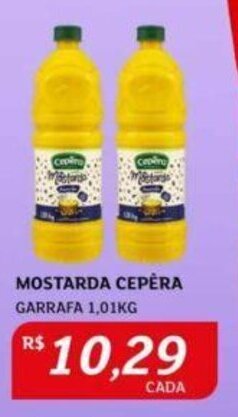 Assaí Atacadista MOSTARDA CEPERA GARRAFA 1,01KG oferta