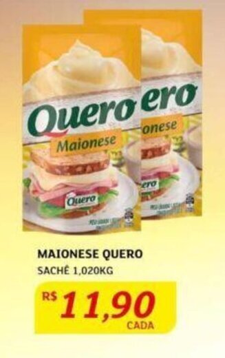 Assaí Atacadista MAIONESE QUERO SACHÊ 1,020KG oferta