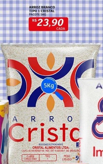 Assaí Atacadista ARROZ BRANCO TIPO 1 CRISTAL PACOTE 5KG oferta