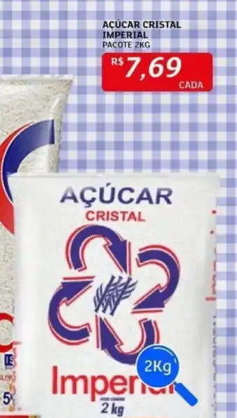 AÇUCAR CRISTAL IMPERIAL PACOTE 2KG