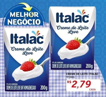 Assaí Atacadista CREME DE LEITE ITALAC TP 200G oferta