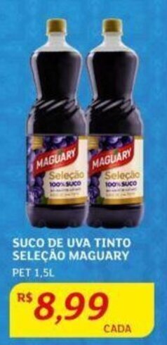 Assaí Atacadista SUCO DE UVA TINTO SELEÇÃO MAGUARY PET 1,5L oferta