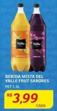 Assaí Atacadista BEBIDA MISTA DEL VALLE FRUT SABORES PET 1,5L oferta