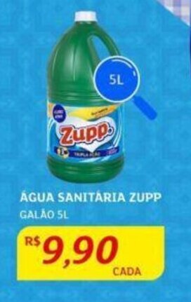 ÁGUA SANITARIA ZUPP GALÃO 5L