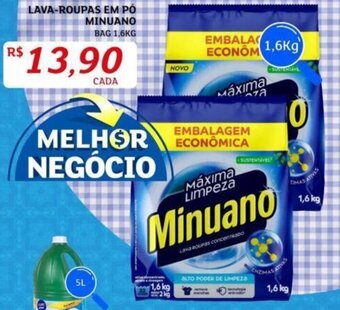 Assaí Atacadista LAVA-ROUPAS EM PÓ MINUANO BAG 1,6KG oferta