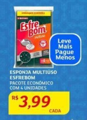 Assaí Atacadista ESPONJA MULTIUSO ESFREBOM oferta