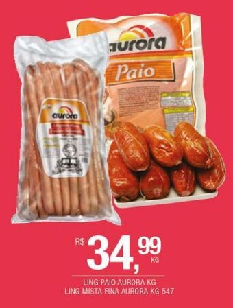 DB Supermercados Linguiça paio aurora kg oferta