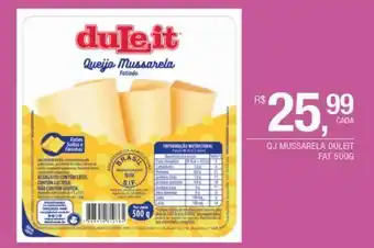 DB Supermercados Queijo mussarela duleit 500g oferta