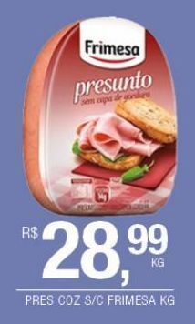 DB Supermercados Presunto cozido s/c frimesa kg oferta