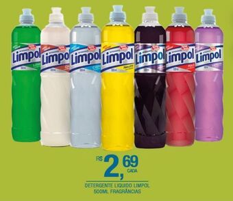 DB Supermercados Detergente líquido limpol 500ml oferta