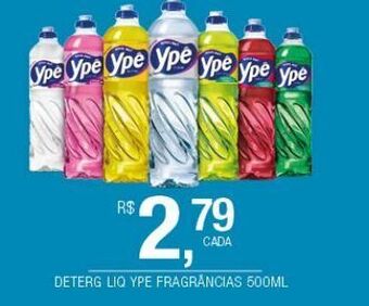 DB Supermercados Detergente líquido ypê 500ml oferta