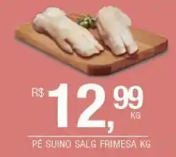 DB Supermercados Pé suino salgado frimesa kg oferta