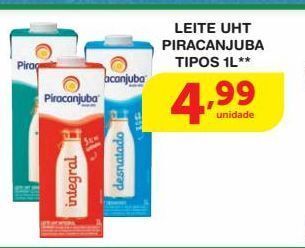 Roldão Leite uht piracanjuba tipos 1l** oferta