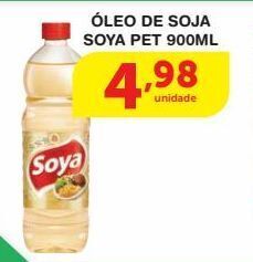 Roldão Óleo de soja soya pet 900ml oferta
