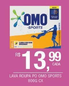 DB Supermercados Lava roupa po omo 800g oferta