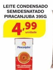Roldão Leite condensado semidesnatado piracanjuba 395g oferta