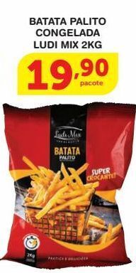Roldão Batata palito congelada ludi mix 2kg oferta