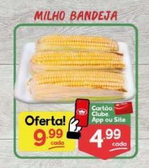 Supermercados Princesa Milho bandeja oferta
