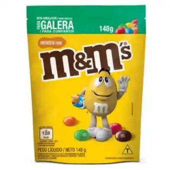 Rede Compras Confeito de chocolate ao leite com amendoim mems 148g oferta