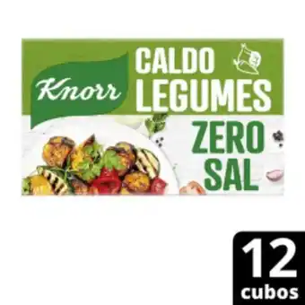 Caldo tabletes legumes knorr zero sal caixa 96g 12 unidades