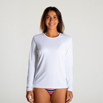 Decathlon Camiseta feminina de surf com proteção uv50+ oferta